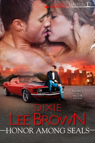 Book Cover for romantic suspense novel Honor Among Seals from the Hearts of Valor series by Dixie Lee Brown.