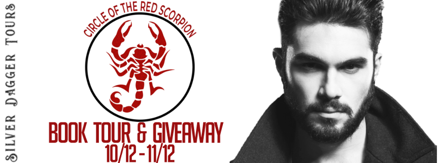 Book Tour Banner for paranormal romance series Circle of the Red Scorpion by Charlene Johnson with a Book Tour Giveaway 