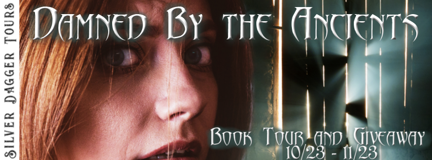 Book Tour Banner for Damned by the Ancients from the Nemesis of the Gods series by Catherine Cavendish  with a Book Tour Giveaway 