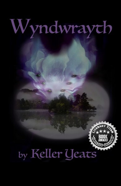 Book Cover for horror novel Wyndwrayth by Keller Yeats.